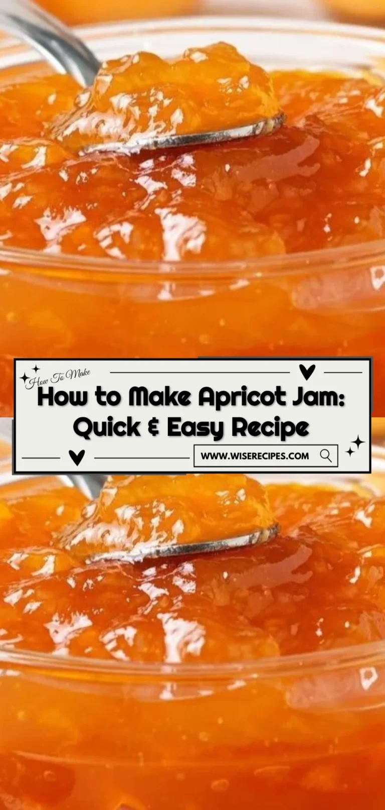 Homemade apricot jam in a glass jar with fresh apricots