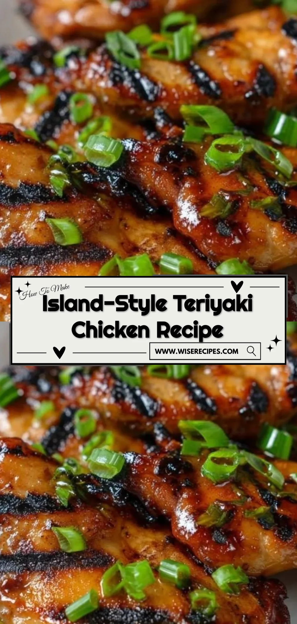 Delicious Island-Style Teriyaki Chicken served with rice and veggies