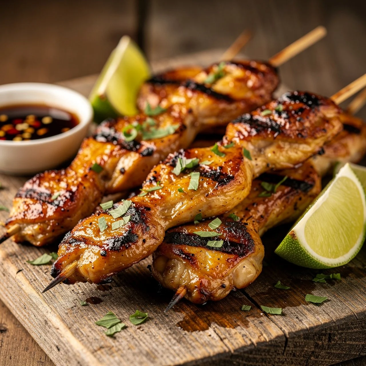 Delicious Key West grilled chicken served with tropical sides
