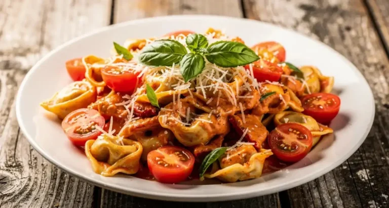 Delicious Marry Me Pasta Salad served in a picturesque bowl