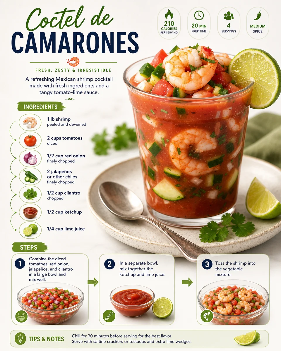 Delicious shrimp cocktail served with lemon and dipping sauce