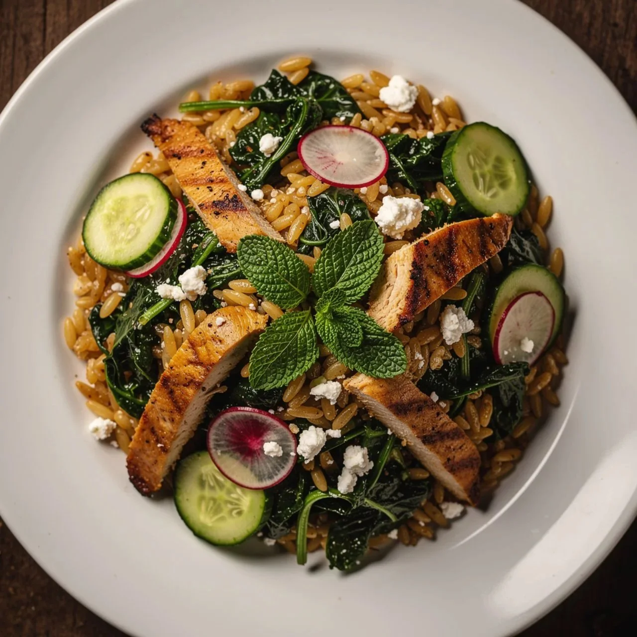 Speedy one-skillet lemon herb chicken with orzo, delicious and easy recipe
