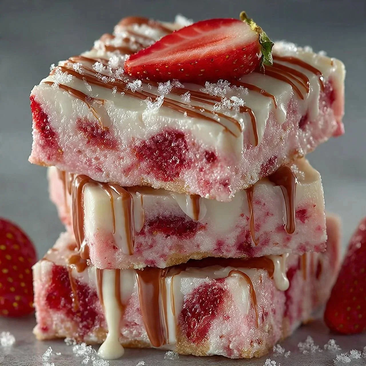 Strawberry High Protein Yogurt Bites - Healthy and delicious protein-packed snacks