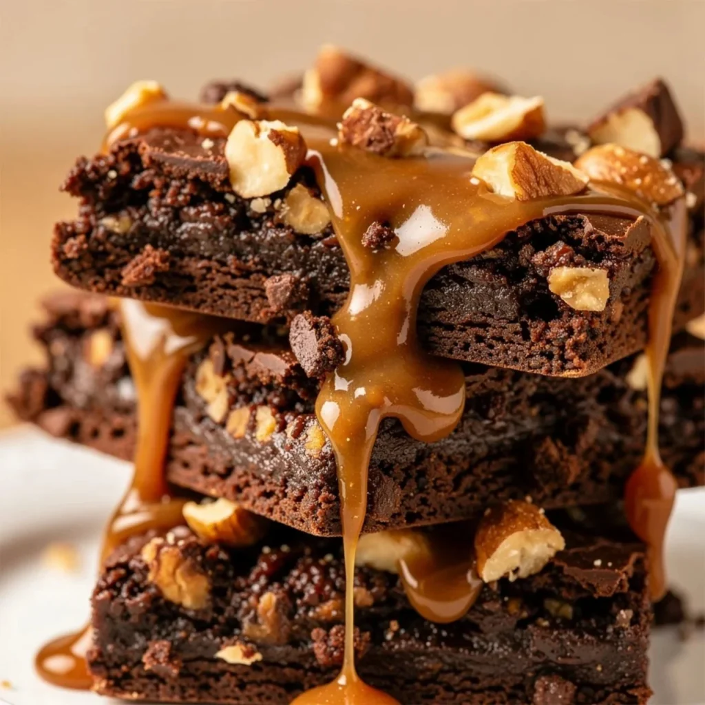 Delicious salted caramel chocolate chip cookies on a cooling rack