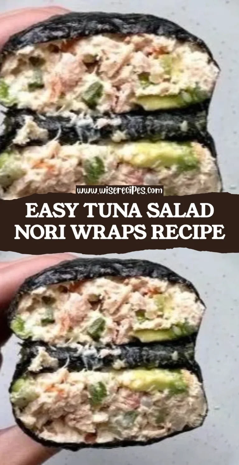 Tuna salad nori wraps filled with fresh ingredients and served on a plate.